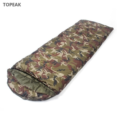 子供のカムフラージュの超軽量の寝袋の夏の暖かい天候Topeak